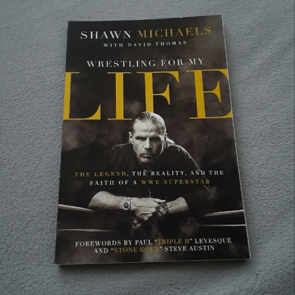 WWE WWF Shaun Michaels  Wrestling For My Life Book